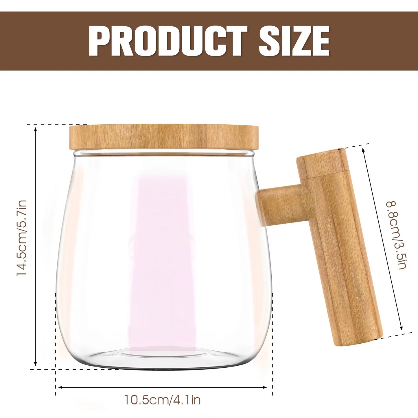 Experience Effortless Mixing with the 400ML Self Stirring Mug – 7000RPM Electric High-Speed Mixer for Coffee, Milk, and More!.