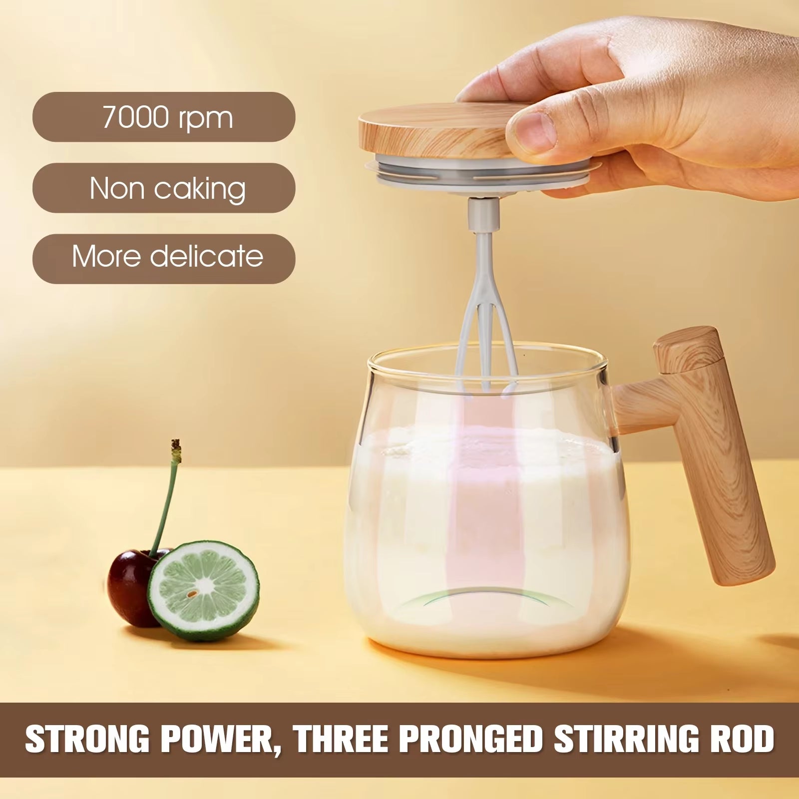 Experience Effortless Mixing with the 400ML Self Stirring Mug – 7000RPM Electric High-Speed Mixer for Coffee, Milk, and More!.