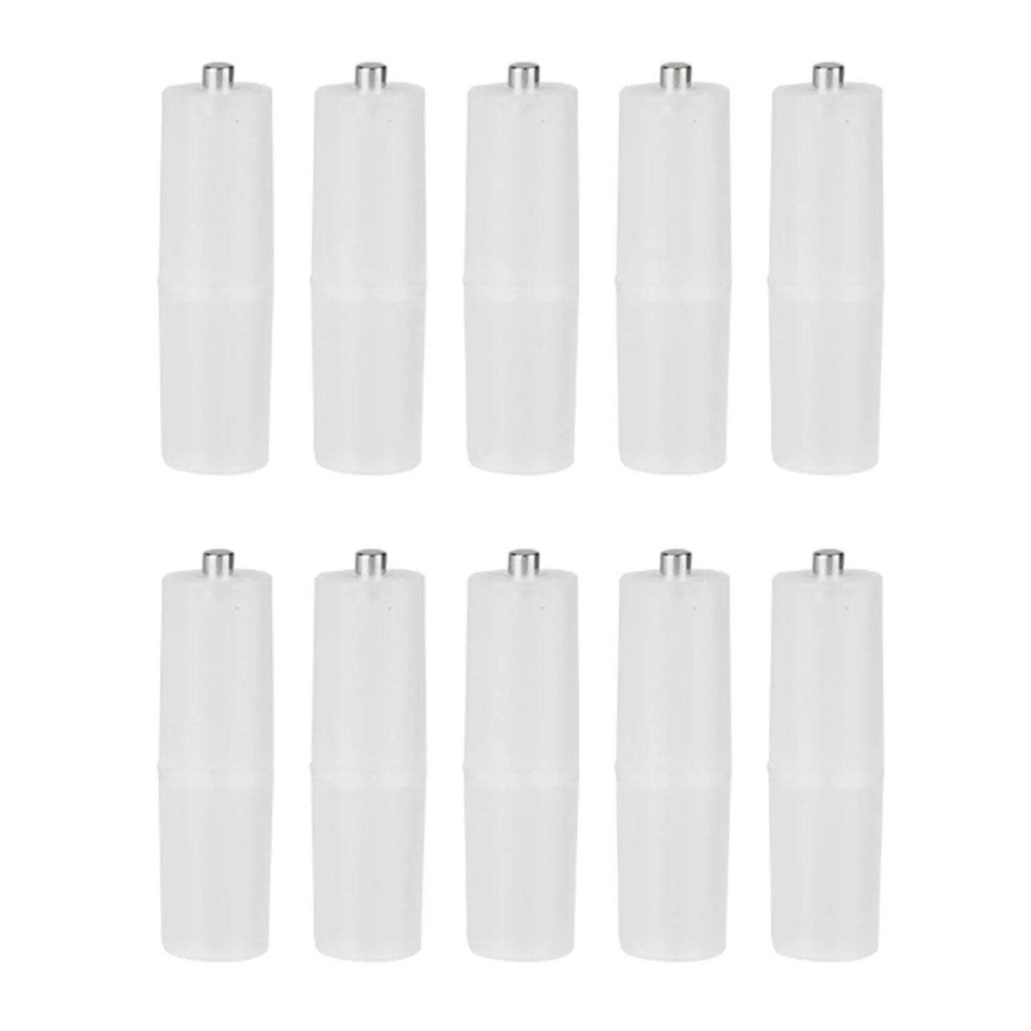Transform Your Batteries: 10PCS AAA to AA Battery Converter Adapter for Ultimate Convenience.