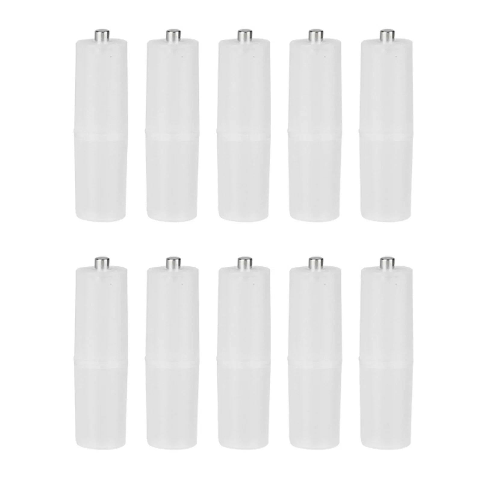 Transform Your Batteries: 10PCS AAA to AA Battery Converter Adapter for Ultimate Convenience.