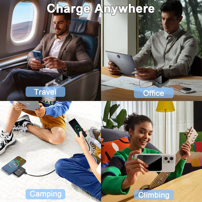 Power Up Your Life with the Magnetic Wireless Portable Charger - 10000mAh Power Bank with PD20W Fast Charging, Perfect for iPhone 16/15/14/13/12, Samsung, and More!