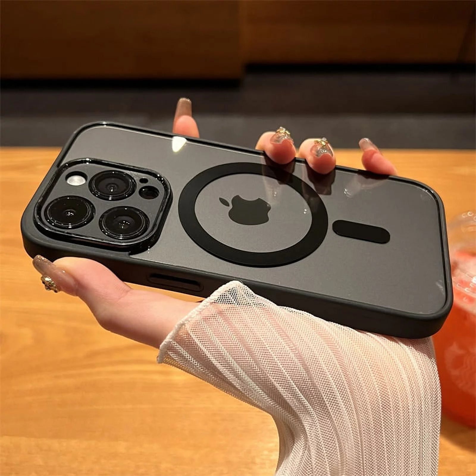 Elevate Your iPhone Experience with the Luxury Magnetic Wireless Charging Case - Shockproof Soft Bumper for iPhone 15, 14, 13, 12, 11 Pro and More!