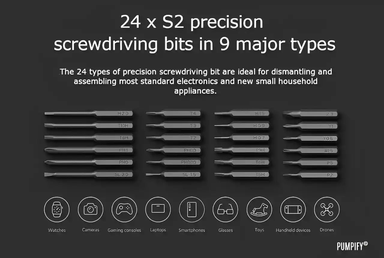 Elevate Your DIY Projects with the Xiaomi Mijia Electric Precision Screwdriver Set - Ultimate Precision and Power in One Compact Tool.