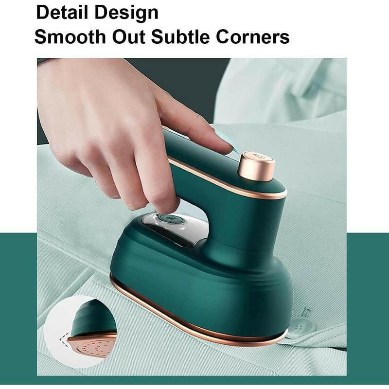 Compact & Versatile Mini Travel Iron - Perfect for Home & On-the-Go Touch-Ups.