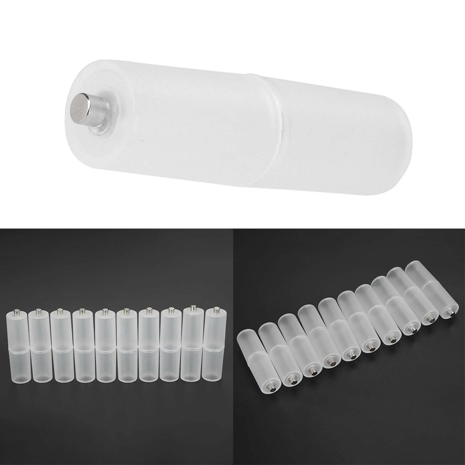 Transform Your Batteries: 10PCS AAA to AA Battery Converter Adapter for Ultimate Convenience.