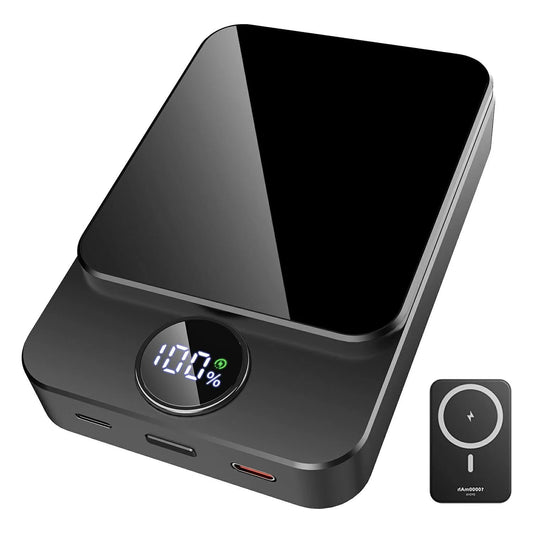 Power Up Your Life with the Magnetic Wireless Portable Charger - 10000mAh Power Bank with PD20W Fast Charging, Perfect for iPhone 16/15/14/13/12, Samsung, and More!