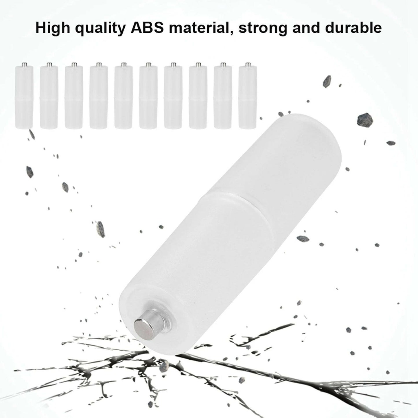 Transform Your Batteries: 10PCS AAA to AA Battery Converter Adapter for Ultimate Convenience.